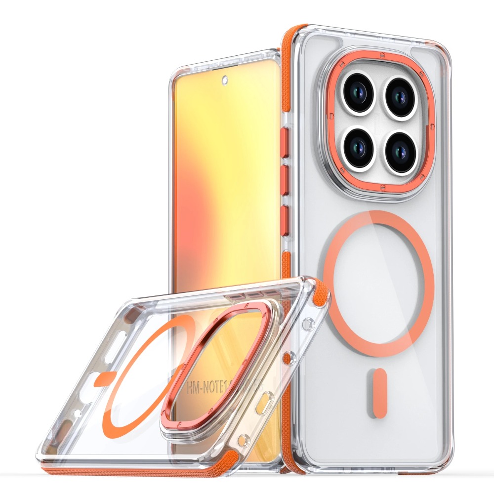 Premium Cigar Case - พรีเมี่ยมแท้ เคสโทรศัพท์แม่เหล็กใสกันกระแทก สำหรับ Xiaomi Redmi Note