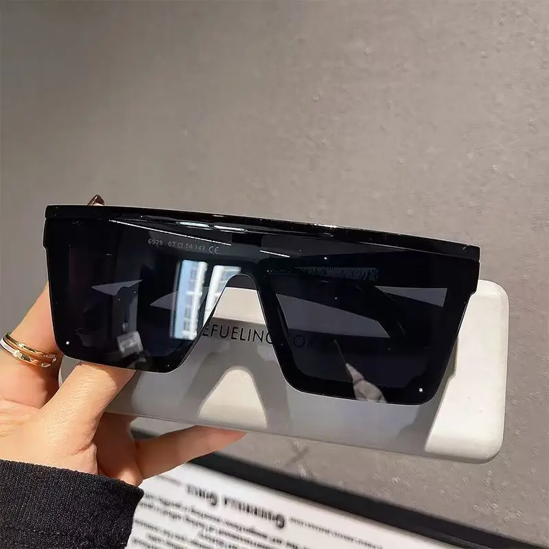 Designer Sunglasses - แว่นกันแดดทรงสี่เหลี่ยมสไตล์วินเทจสำหรับผู้หญิง แบรนด์เรโทร เลนส์ปรอท แฟชั่นสีลูกกวาด ป้องกันรังสียูวี UV400