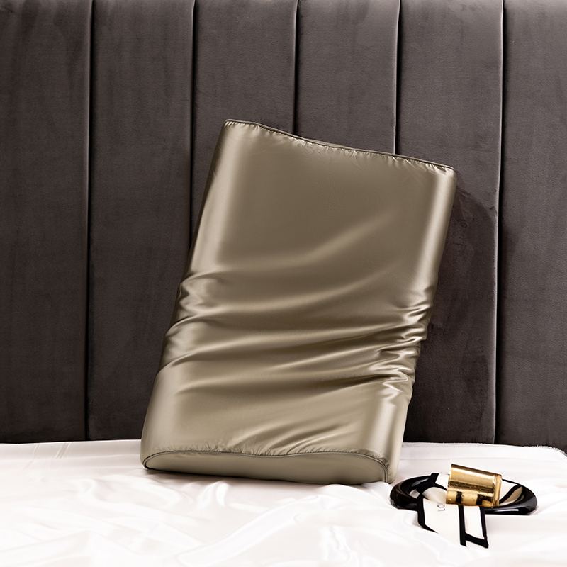 Silk Pillowcase - ปลอกหมอนผ้าซาตินสำหรับหมอนเมมโมรี่โฟมและหมอนยางพารา ปลอกหมอนแบบเรียบ ปกป้องเส้นผมและผิวหนัง ปลอกหมอนตกแต่ง ขนาด 30x50
