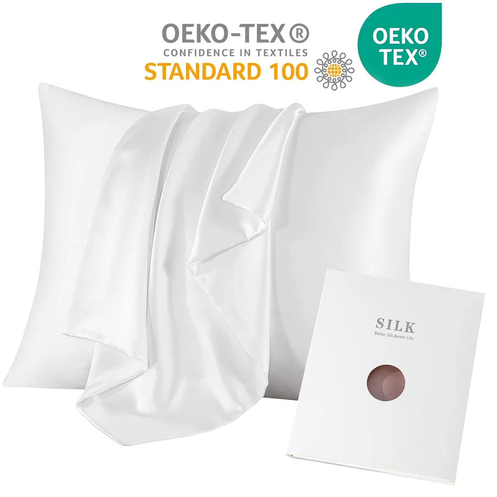 Silk Pillowcase - ปลอกหมอนผ้าไหมมัลเบอร์รี่แท้ 100% สองด้าน ขนาด 6A 30