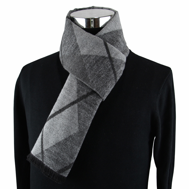 Cashmere Scarf - ผ้าพันคอแฟชั่นดีไซน์ใหม่ล่าสุด ผ้าพันคอแคชเมียร์สำหรับผู้ชายในฤดูหนาว แบรนด์หรู คุณภาพสูง ผ้าพันคอให้ความอบอุ่น ผ้าพันคอโมดอลสำหรับผู้ชาย
