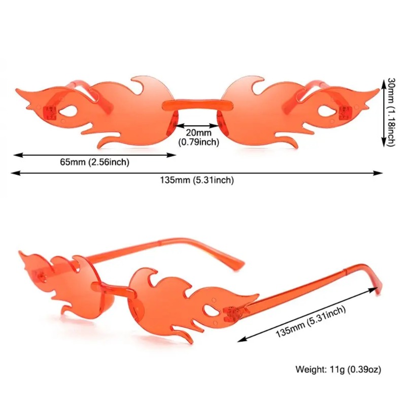 แว่นกันแดด Fire Flame สำหรับผู - Designer Sunglasses บทวิจารณ์และราคา