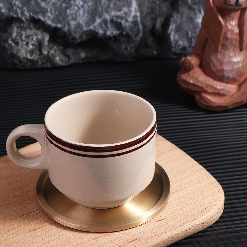 ของตกแต่งโต๊ะ จานรองแก้วทรงกลม - Marble Coaster Set บทวิจารณ์และราคา
