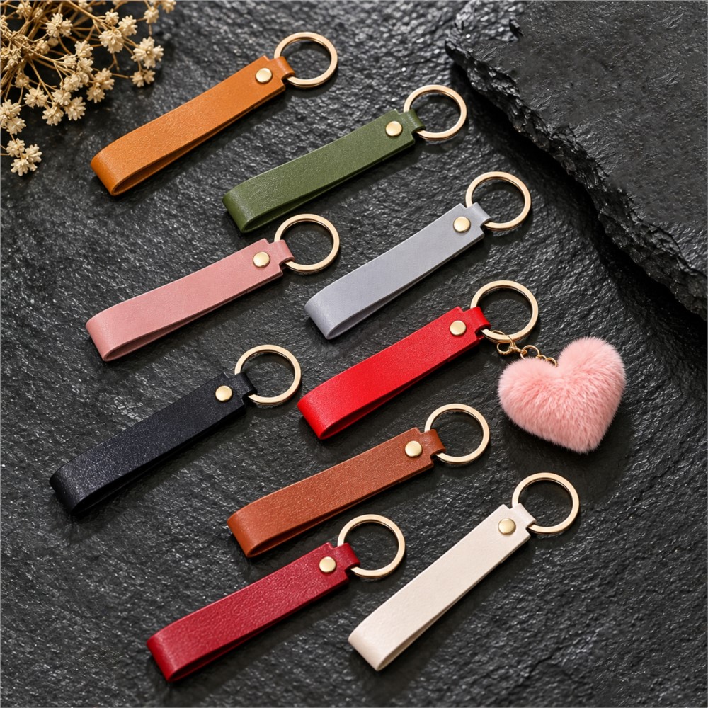 1/5 ชิ้น พวงกุญแจหนัง PU ของขว - Leather Wallet Men บทวิจารณ์และราคา