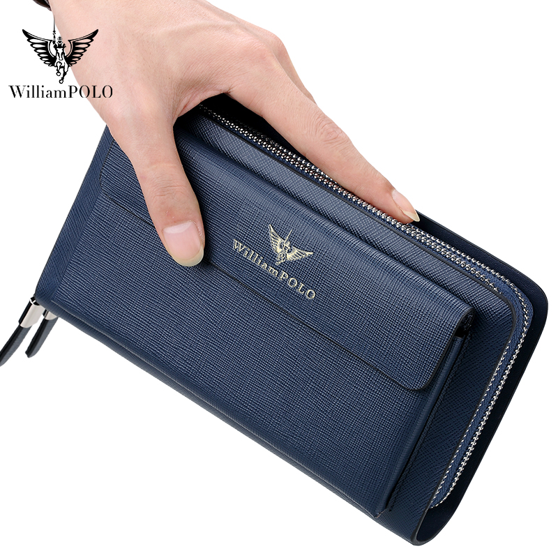 กระเป๋าคลัทช์หนังแท้ WILLIAMPO - Leather Wallet Men บทวิจารณ์และราคา