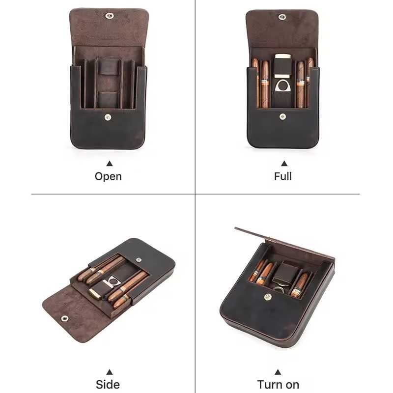 กล่องเก็บซิการ์แบบพกพา กล่องคว - Premium Cigar Case บทวิจารณ์และราคา