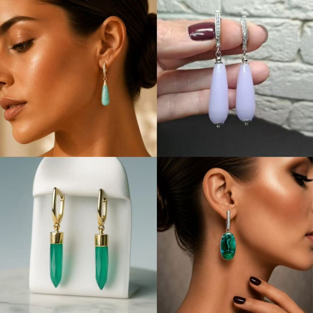 YANASI NEW ตะขอเกี่ยวต่างหูทอง - Gold Plated Jewelry บทวิจารณ์และราคา