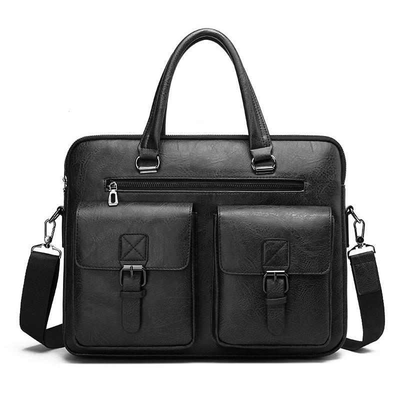 กระเป๋าใส่เอกสารทางธุรกิจของผู - Leather Briefcase บทวิจารณ์และราคา