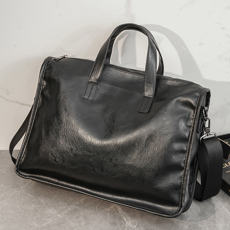 กระเป๋าถือผู้ชายแบบลำลองแฟชั่น - Leather Briefcase บทวิจารณ์และราคา