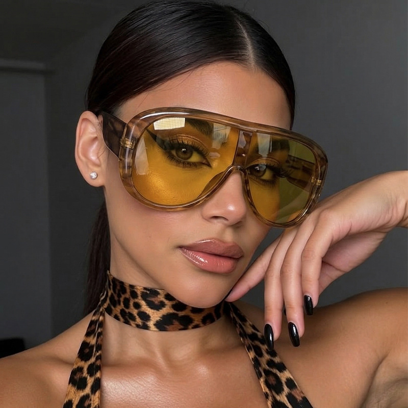 แว่นกันแดดทรงแคทอาย Y2K กรอบให - Sunglasses Uv400 บทวิจารณ์และราคา