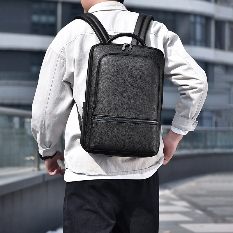 กระเป๋าเป้สะพายหลังผู้ชายหนัง  - Leather Briefcase บทวิจารณ์และราคา