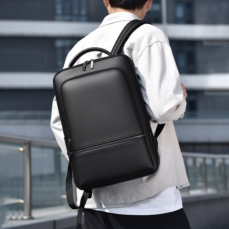 กระเป๋าเป้สะพายหลังผู้ชายหนัง  - Leather Briefcase บทวิจารณ์และราคา