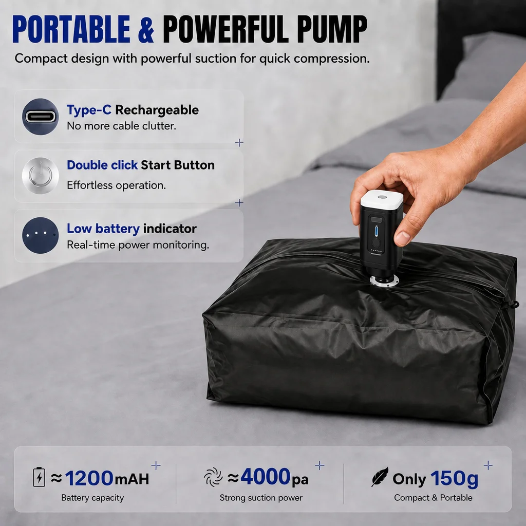 ถุงเก็บของแบบสูญญากาศ, ถุงจัดเ - Travel Luggage Set บทวิจารณ์และราคา