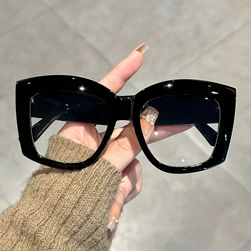 แว่นตาทรงสี่เหลี่ยมดีไซน์ใหม่  - Sunglasses Uv400 บทวิจารณ์และราคา