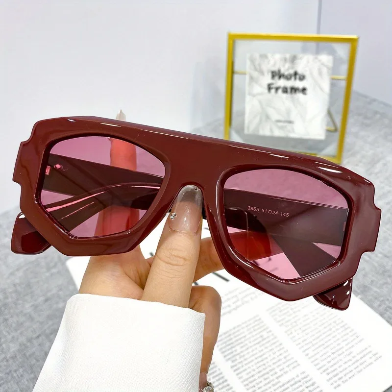 แว่นกันแดดกรอบใหญ่ดีไซน์ไม่ซ้ำ - Sunglasses Uv400 บทวิจารณ์และราคา