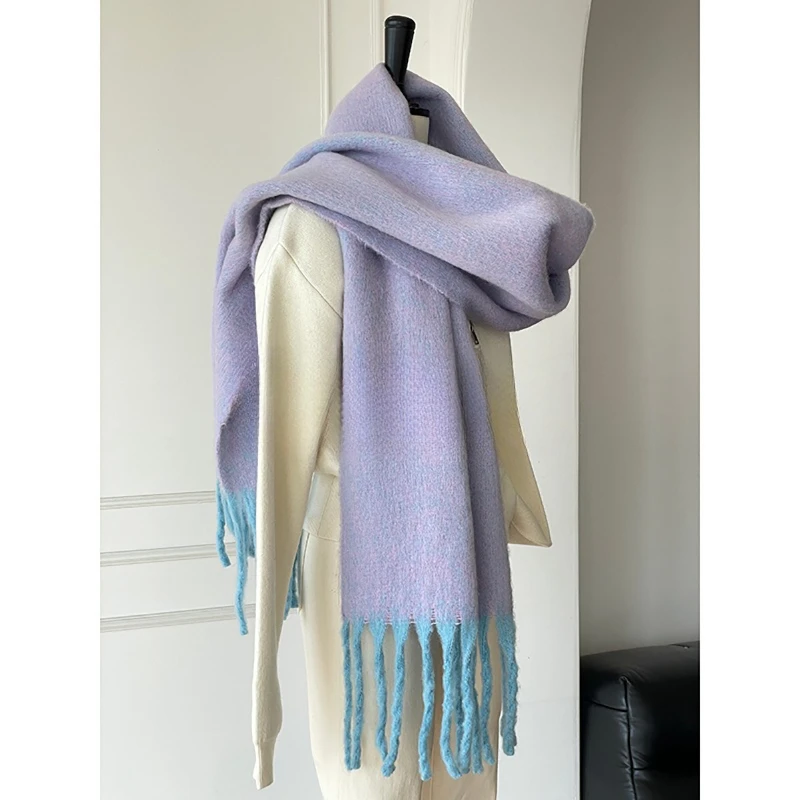 ผ้าพันคอโมแฮร์แฟชั่นใหม่ สำหรั - Cashmere Scarf บทวิจารณ์และราคา