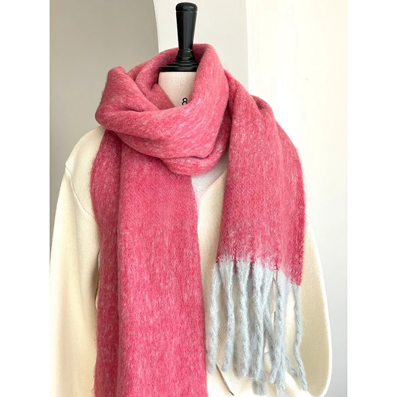 ผ้าพันคอโมแฮร์แฟชั่นใหม่ สำหรั - Cashmere Scarf บทวิจารณ์และราคา