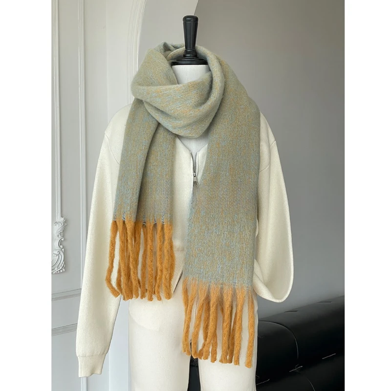 ผ้าพันคอโมแฮร์แฟชั่นใหม่ สำหรั - Cashmere Scarf บทวิจารณ์และราคา