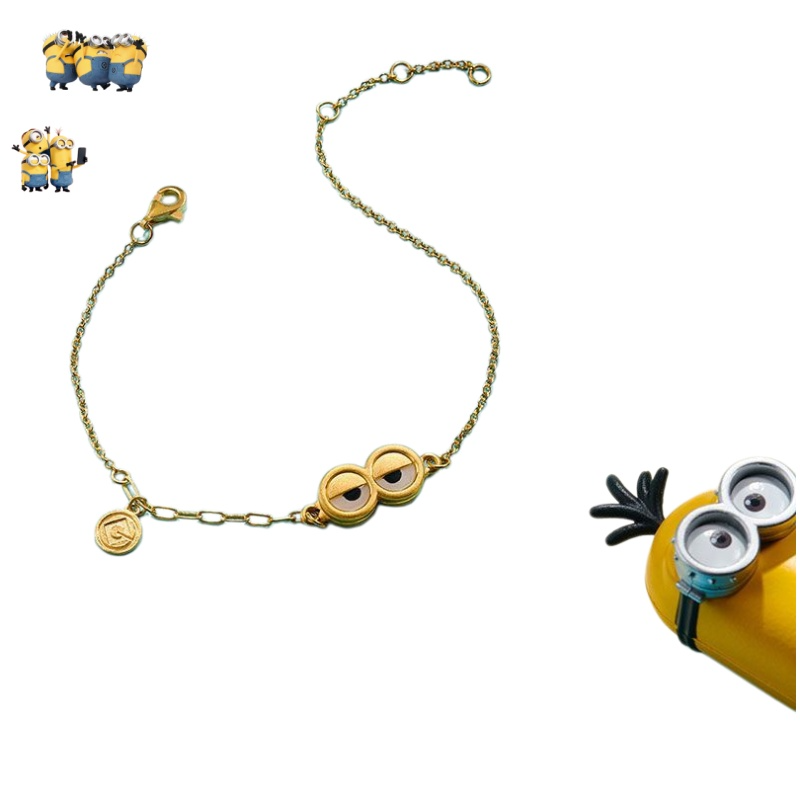 สร้อยข้อมือทองคำซีรีส์มินเนียน - Gold Plated Jewelry บทวิจารณ์และราคา