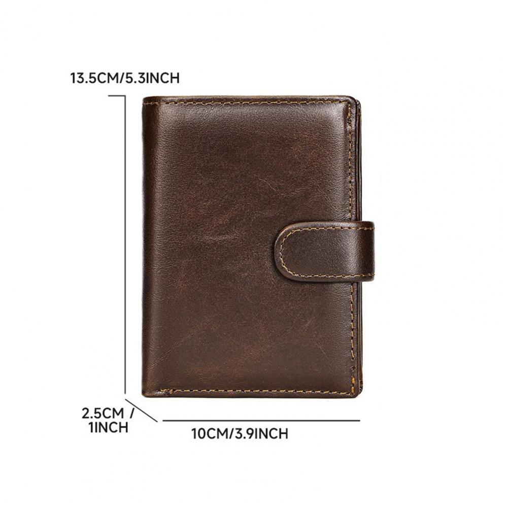 กระเป๋าสตางค์ผู้ชายสำหรับเดินท - Leather Wallet Men บทวิจารณ์และราคา