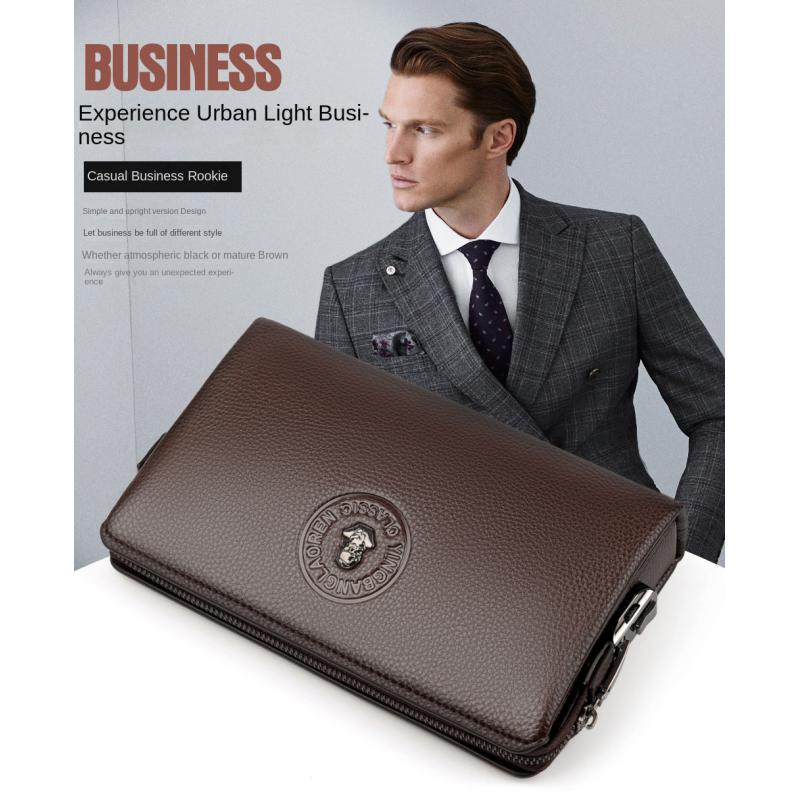 กระเป๋าสตางค์ใบยาวสำหรับผู้ชาย - Leather Wallet Men บทวิจารณ์และราคา
