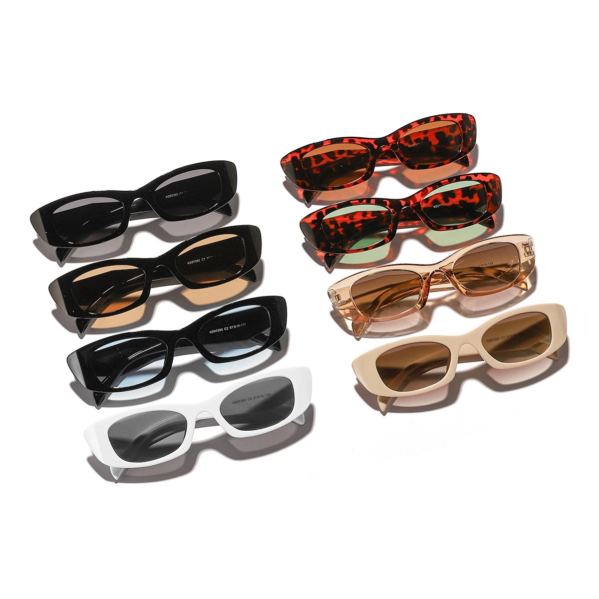 แว่นกันแดดทรงสี่เหลี่ยมเล็กสไต - Designer Sunglasses บทวิจารณ์และราคา