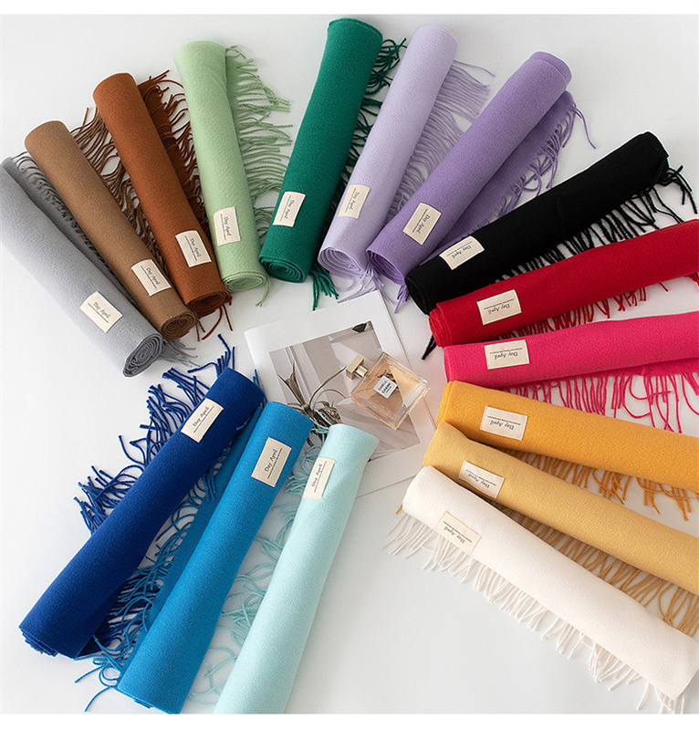 2024ฤดูใบไม้ร่วงผ้าพันคอผู้หญิ - Cashmere Scarf บทวิจารณ์และราคา
