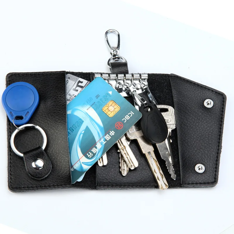 พวงกุญแจหนังแท้สำหรับผู้ชาย กร - Leather Wallet Men บทวิจารณ์และราคา