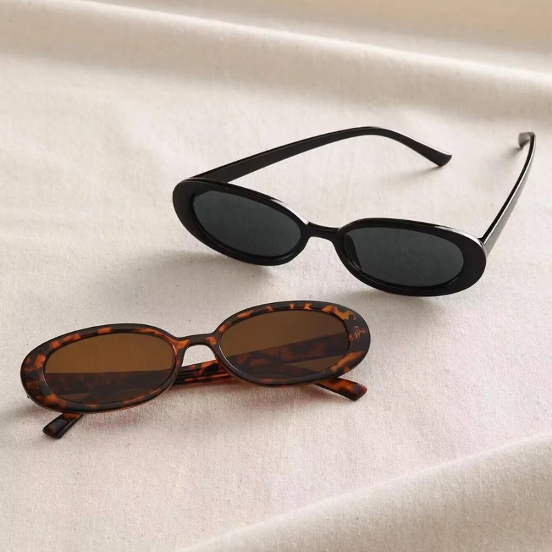 แว่นตากันแดดทรงวงรีวินเทจผู้หญ - Designer Sunglasses บทวิจารณ์และราคา
