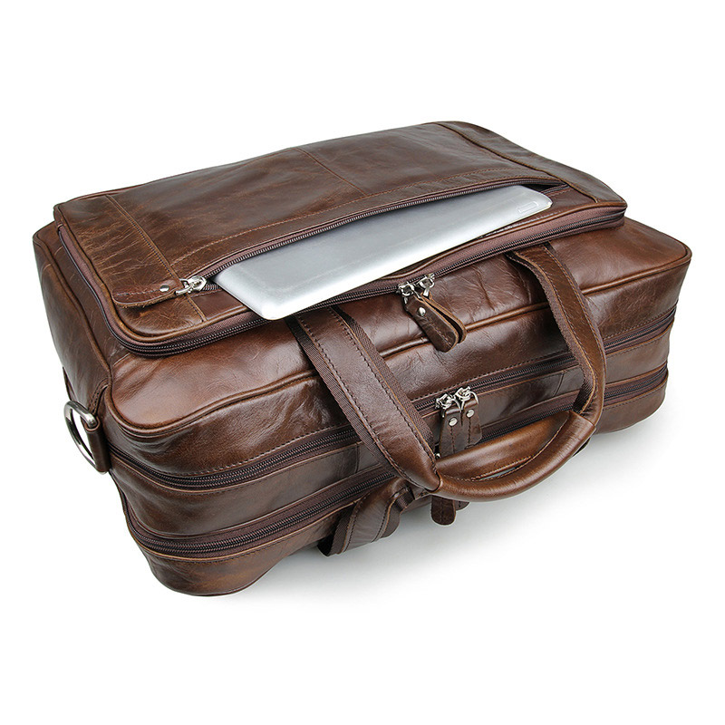 LACHIOURของแท้หนังผู้ชายกระเป๋ - Leather Briefcase บทวิจารณ์และราคา